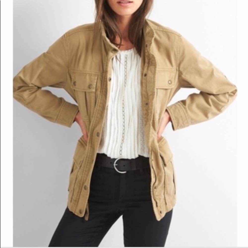 Gap Garmet Dyed Utility Jacket - Mojave